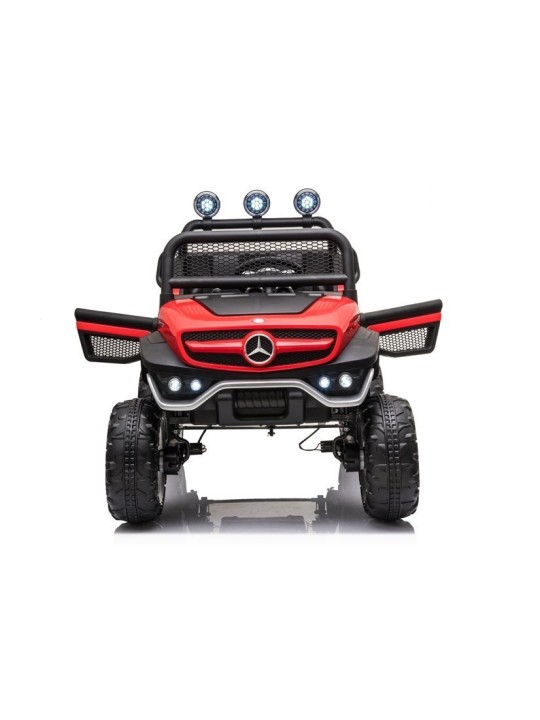 Elektriskais jāmamais Mercedes Unimog S Sarkans