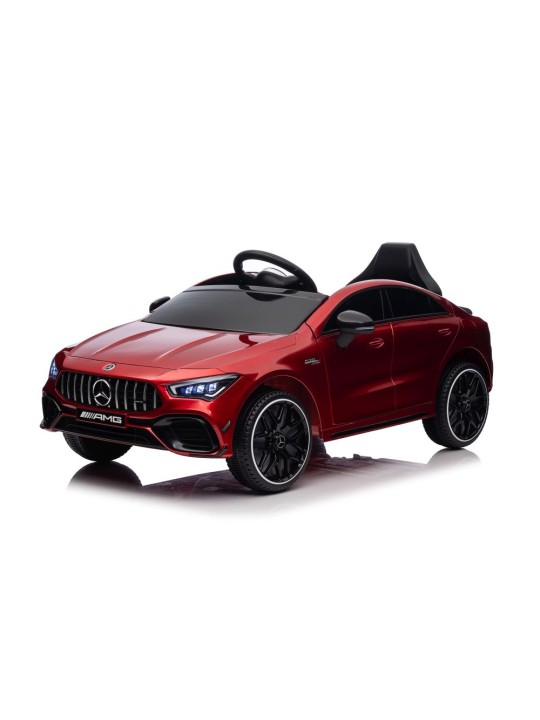 Bērnu Elektroauto Mercedes CLA 45s AMG Sarkans Krāsots