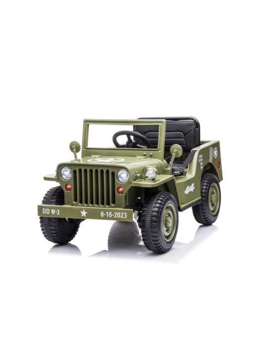Bērnu Elektroauto JH-103 Olīvu Zaļš 4x4