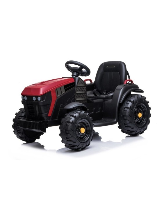 Elektriskais jāmamais traktors ar piekabi BDM0925 Sarkans