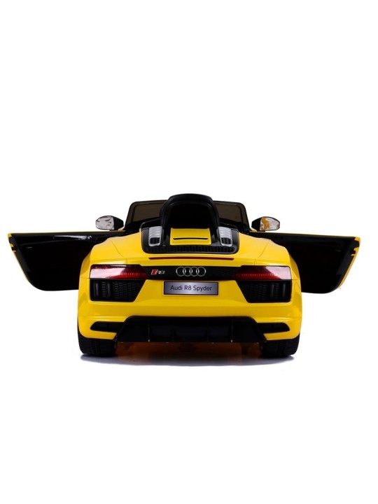 Liels Audi R8 Bērnu Elektroauto JJ2198 Dzeltens