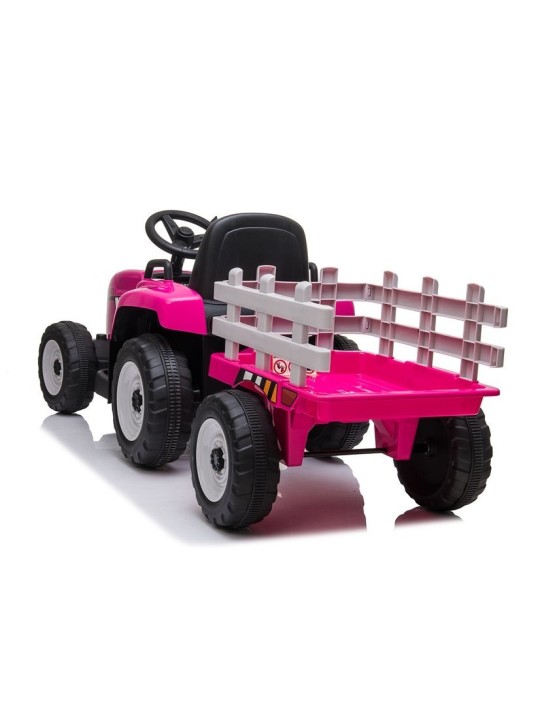 XMX611 Elektriskais jāmamais traktors Rozā