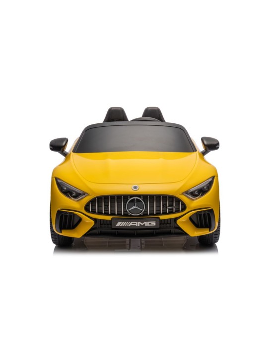 Mercedes AMG SL63 Elektroauto Bērniem, Dzeltens Krāsots
