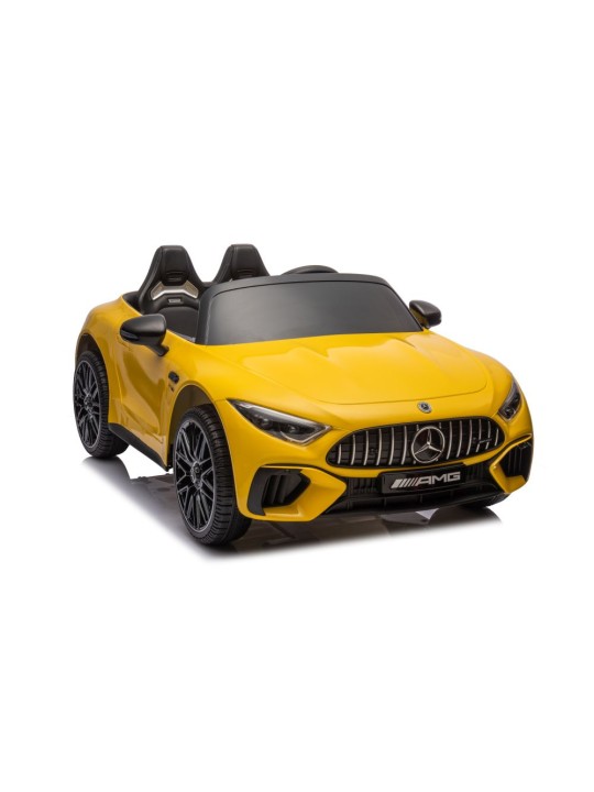 Mercedes AMG SL63 Elektroauto Bērniem, Dzeltens Krāsots