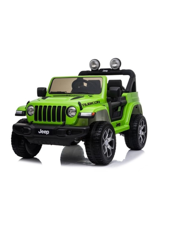 Elektriskais jāmamais Jeep Rubicon 4x4 Zaļš