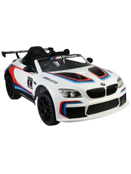 Balts BMW M6 GT3 Bērnu Elektroauto