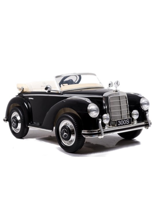 LS-618 Mercedes 300S Melns Bērnu Elektroauto
