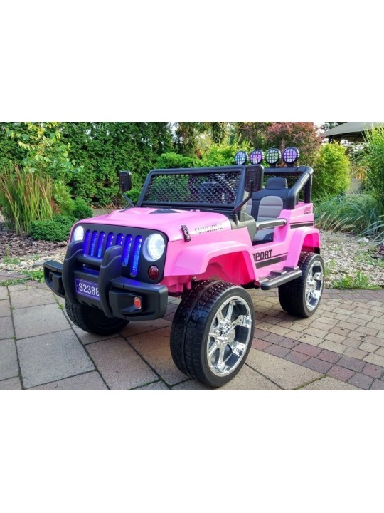 Bērnu Elektroauto S2388 Jeep Rozā 4x45W