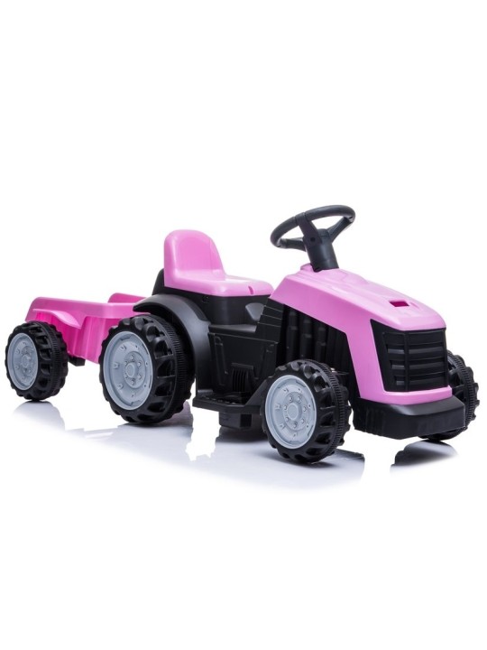 Elektriskais Traktors Bērniem TR1908T Rozā
