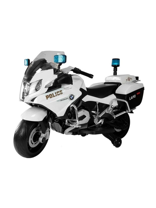 BMW Policijas Elektriskais motocikls Balts