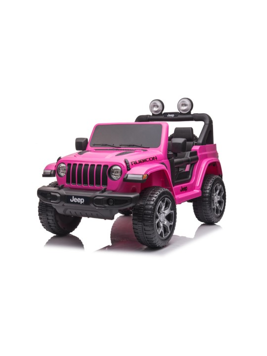 Elektriskais jāmamais Jeep Wrangler Rubicon DK-JWR555 Rozā