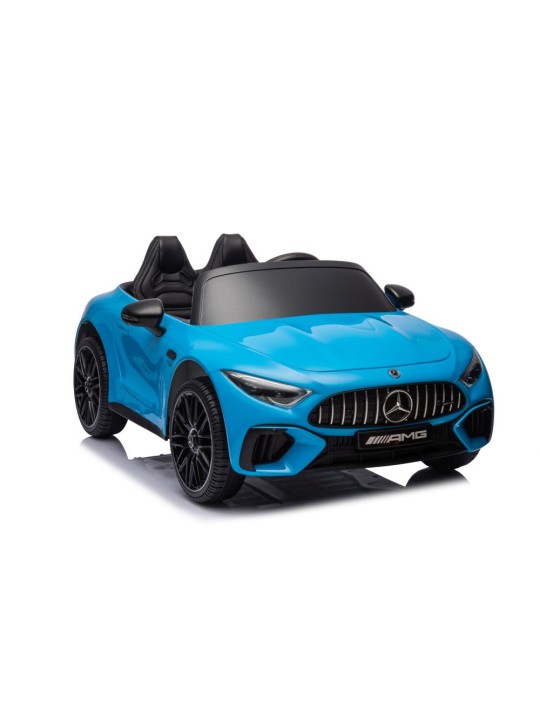 Mercedes AMG SL63 Elektroauto Bērniem, Zils Krāsots
