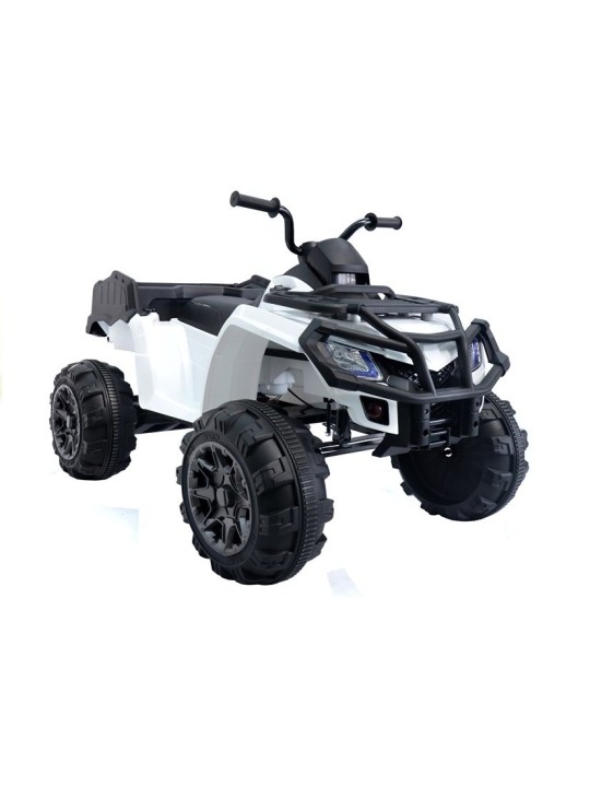 Quad BDM 0909 Balts 24V Elektriskais jāmamais Transportlīdzeklis