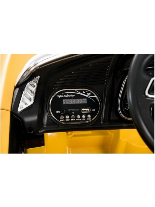 Audi R8 Spyder Dzeltens Bērnu Elektroauto Krāsots