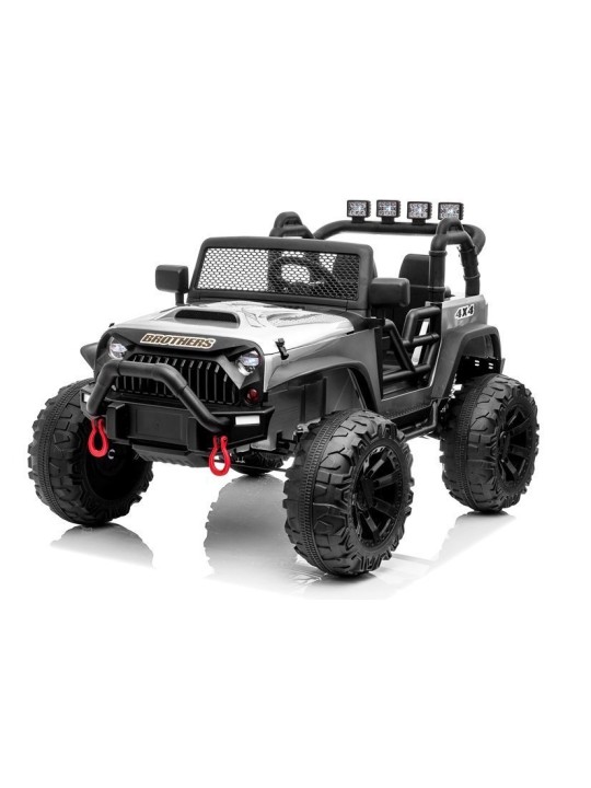 Jeep JC666 Bērnu Elektroauto Sudraba Krāsots