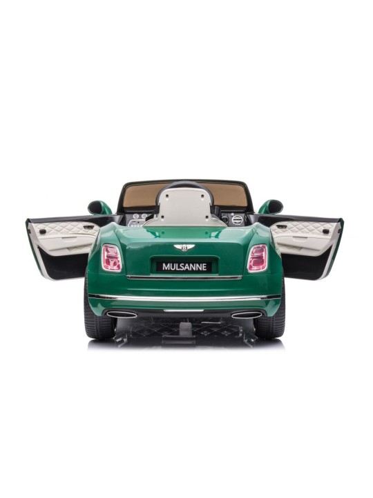 Bērnu Elektroauto Bentley Mulsanne Zaļš Krāsots