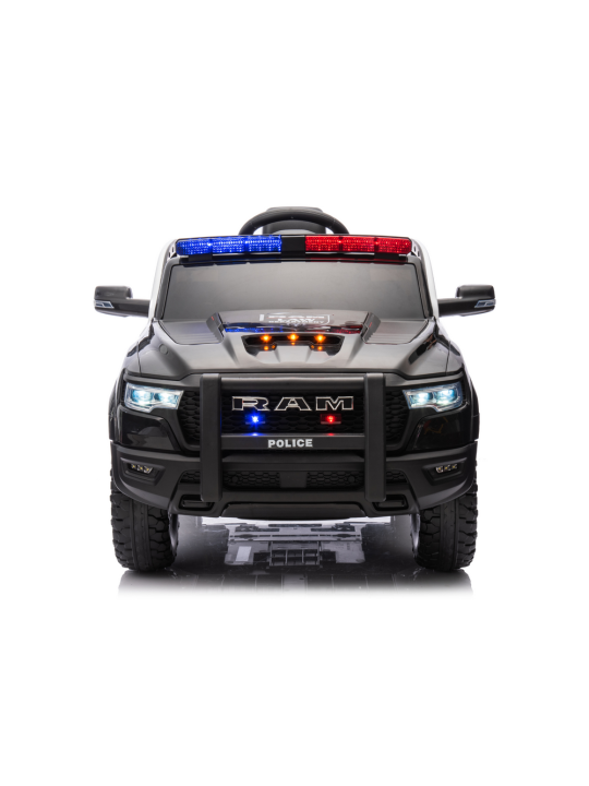 Elektroauto Bērniem ZB618P Dodge Ram Policijas Melns