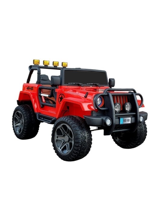 Bērnu Elektroauto WXE-1688 4x4 Sarkans