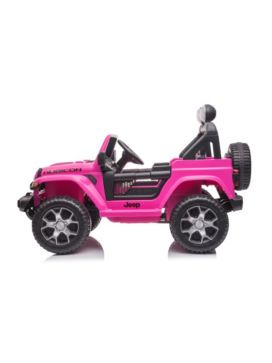 Elektriskais jāmamais Jeep Wrangler Rubicon DK-JWR555 Rozā