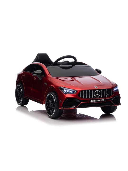 Bērnu Elektroauto Mercedes CLA 45s AMG Sarkans Krāsots