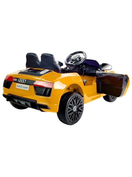 Audi R8 Spyder Dzeltens Bērnu Elektroauto