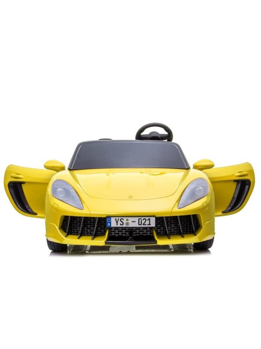YSA021A Bērnu Elektroauto Dzeltens Krāsots