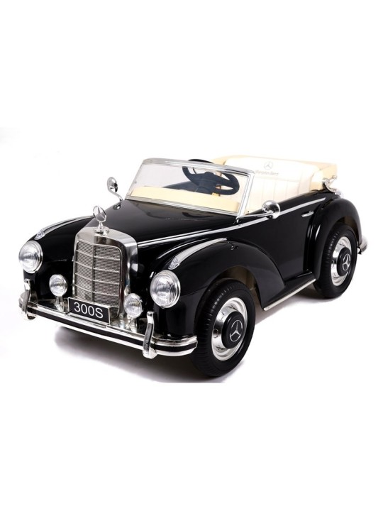 LS-618 Mercedes 300S Melns Bērnu Elektroauto