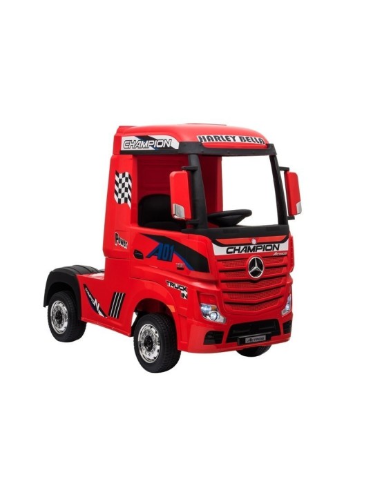 Bērnu Elektroauto Mercedes Actros Sarkans