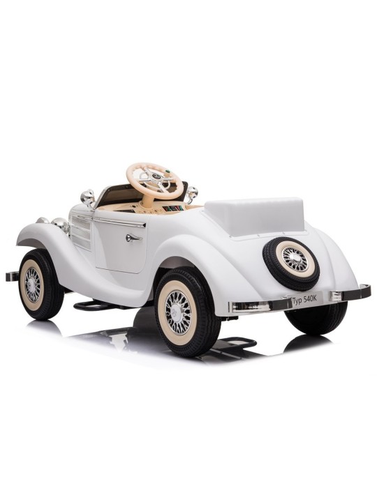 Bērnu Elektroauto Mercedes 540K Balts