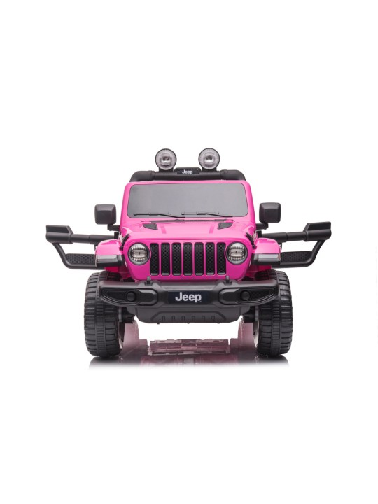Elektriskais jāmamais Jeep Wrangler Rubicon DK-JWR555 Rozā