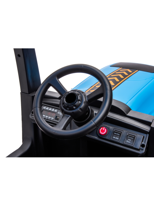 Elektriskais traktors A011 24V Zils