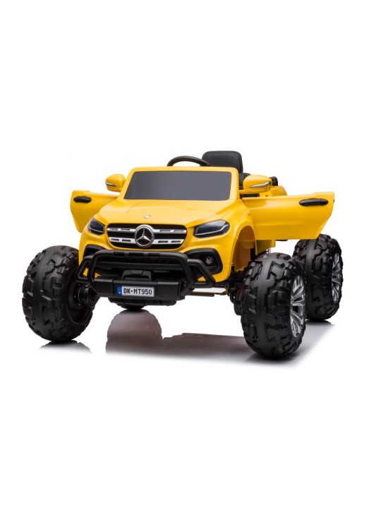 Bērnu Elektroauto DK-MT950 Dzeltens Lakēts