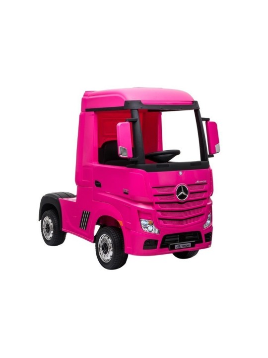 Elektroauto Bērniem Mercedes Actros Rozā 4x4