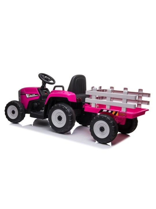 XMX611 Elektriskais jāmamais traktors Rozā