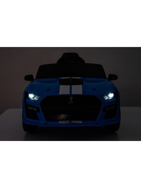 Bērnu Elektroauto Ford Mustang GT500 Shelby Zils