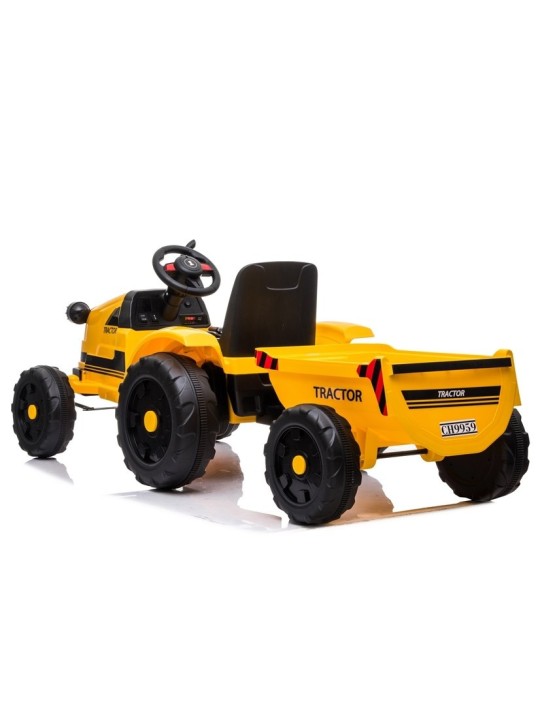 Elektriskais jāmamais traktors bērniem CH9959 Dzeltens