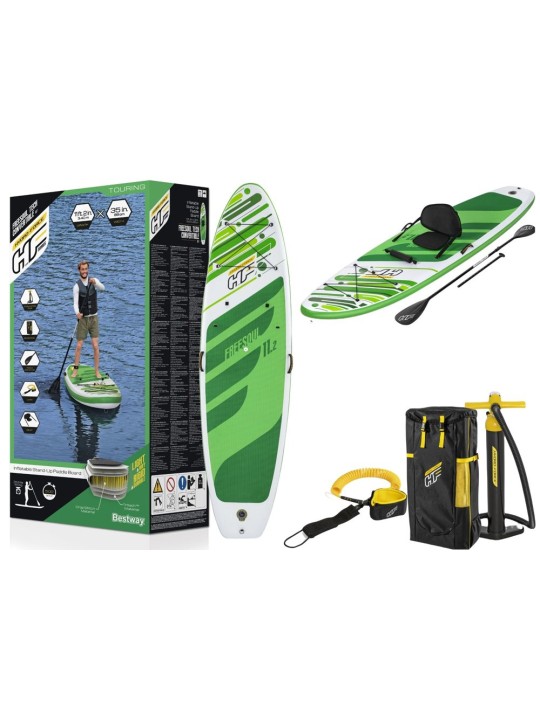 Bestway Hydro-Force piepūšams SUP dēlis Freesoul Tech, 340x89x15 cm
