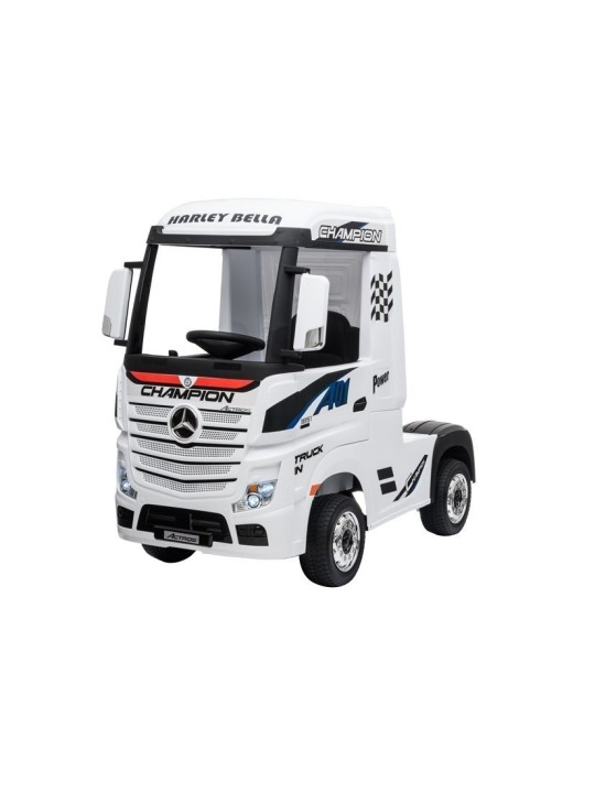 Mercedes Actros Bērnu Elektroauto Balts