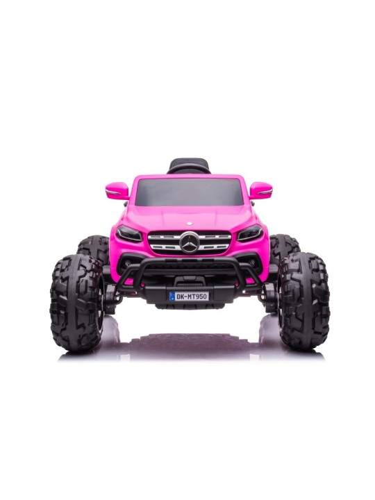 Elektriskais jāmamais Mercedes DK-MT950 Barbie Rozā