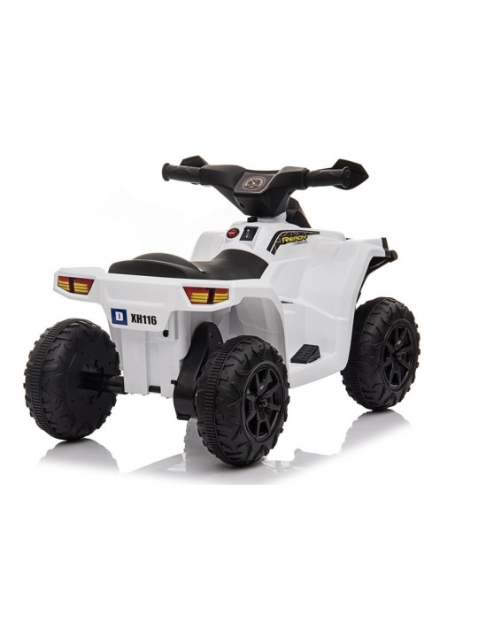 XH116 Elektriskais jāmamais Quad Balts