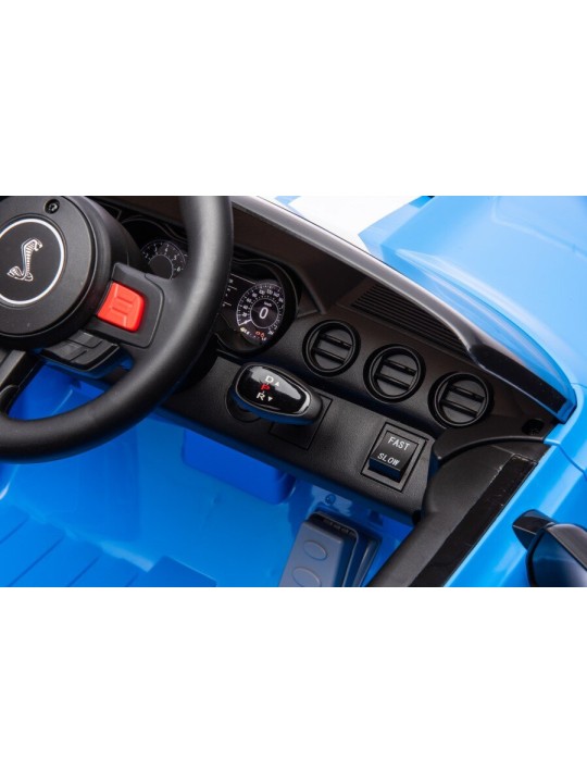 Bērnu Elektroauto Ford Mustang GT500 Shelby Zils