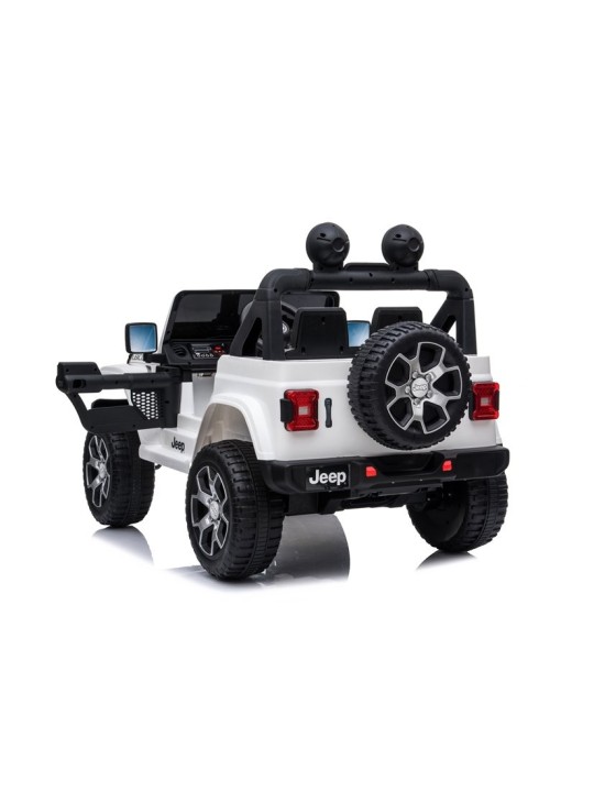 Elektriskais jāmamais Jeep Rubicon 4x4 Balts