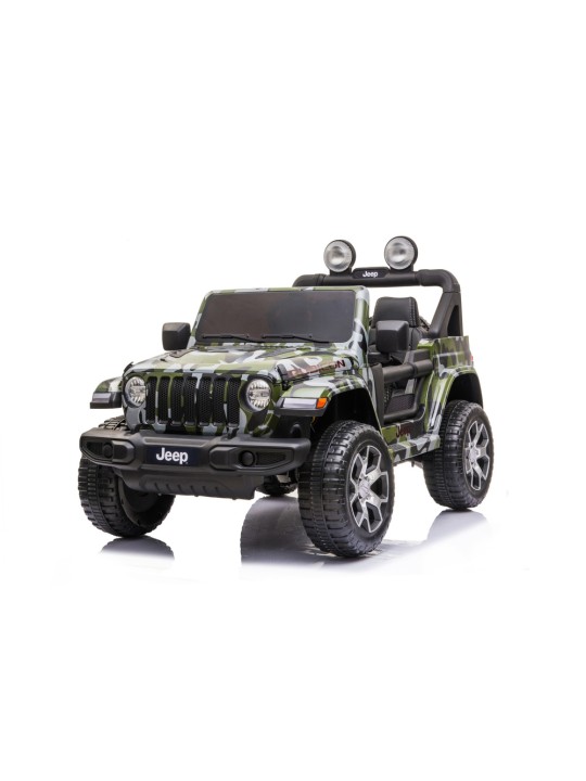 Bērnu Elektroauto Jeep Wrangler Rubicon DK-JWR555 Kamufāžas