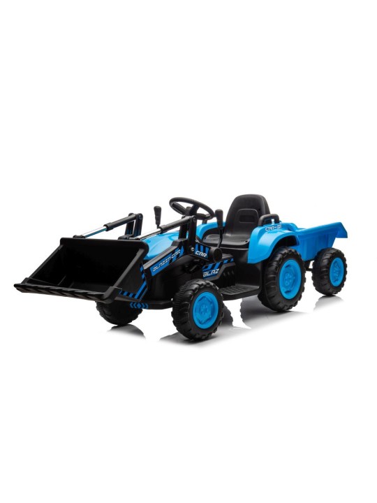 Elektriskais Traktors BērnuZ ar kausi BW-X002A Zils