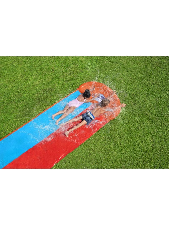 Bestway H2OGO ūdens slidkalniņš Tsunami Splash Ramp Double Slide