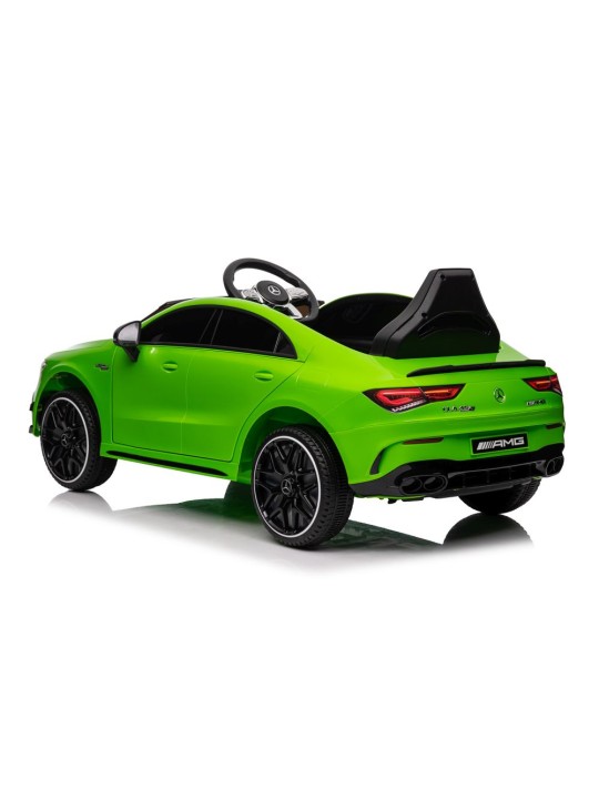 Bērnu Elektroauto Mercedes CLA 45s AMG Zaļš 4x4