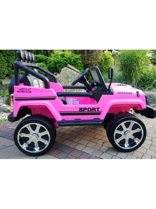 Bērnu Elektroauto S2388 Jeep Rozā 4x45W
