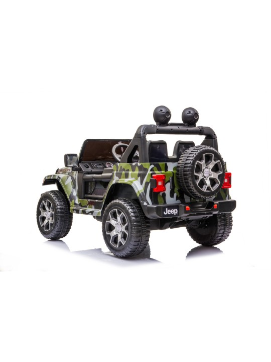 Bērnu Elektroauto Jeep Wrangler Rubicon DK-JWR555 Kamufāžas