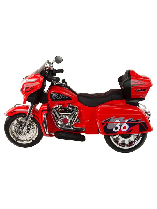 Elektriskais jāmamais motocikls Goldwing Sarkans