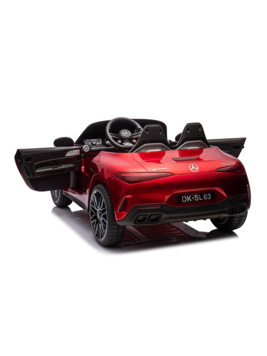 Mercedes AMG SL63 Elektroauto Bērniem, Sarkans Krāsots